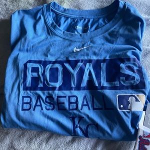 MLB KC ROYALS - NIKE DRI FIT XXL - TRAINING SHIRT -NWT